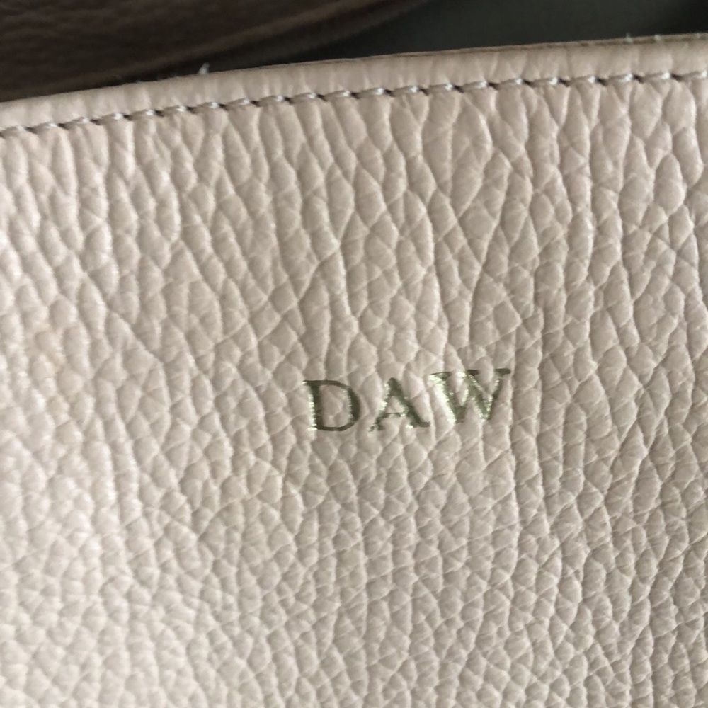 Mark & Graham Cream Satchel with Bamboo Handles - Picture 9 of 16